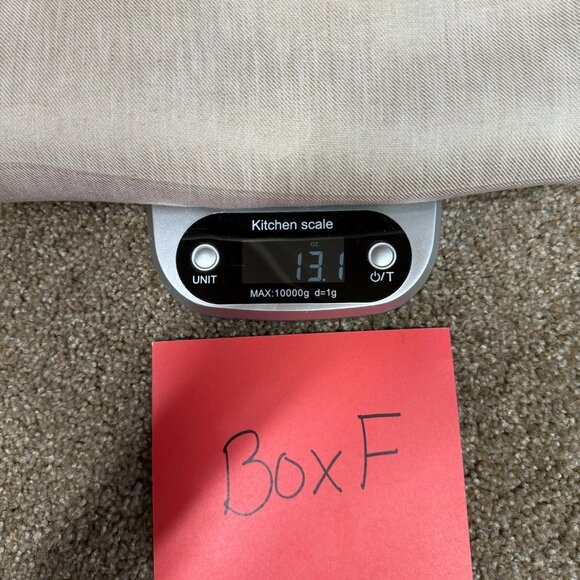 Calvin Klein Whitney Linen Wide Leg Pants Womens 12 Beige Cottage Core Coastal - Picture 16 of 16